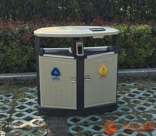 富民县双桶不锈钢分类果皮箱 厂家直销，品质与环保同行